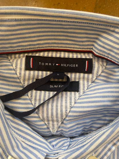 Tommy Hilfiger Original Men Linen Shirt Slim FiT