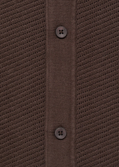 Mango Original Men RIBBED KNIT Polo-SHIRT 87077897