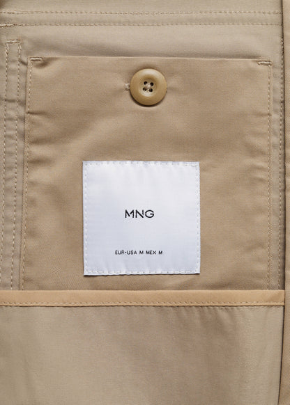 MANGO ORIGINAL MEN RELAXED-FIT JACKET