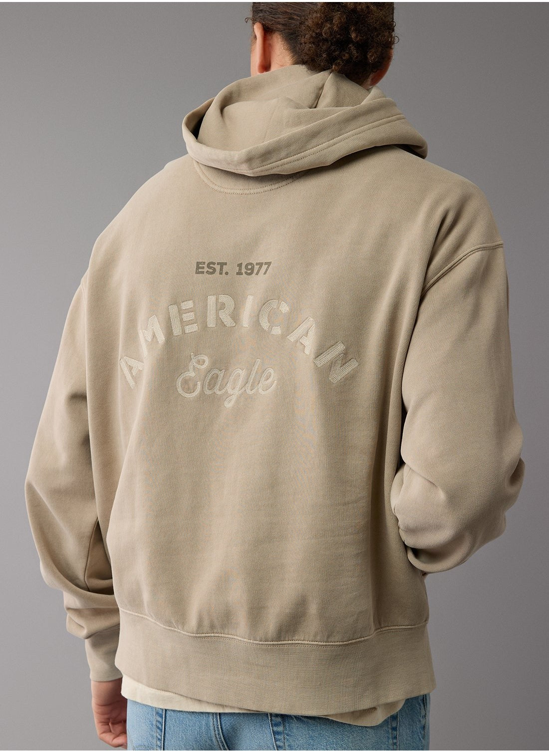 American Eagle Original Men Est. 1977 Back Logo Hoodie