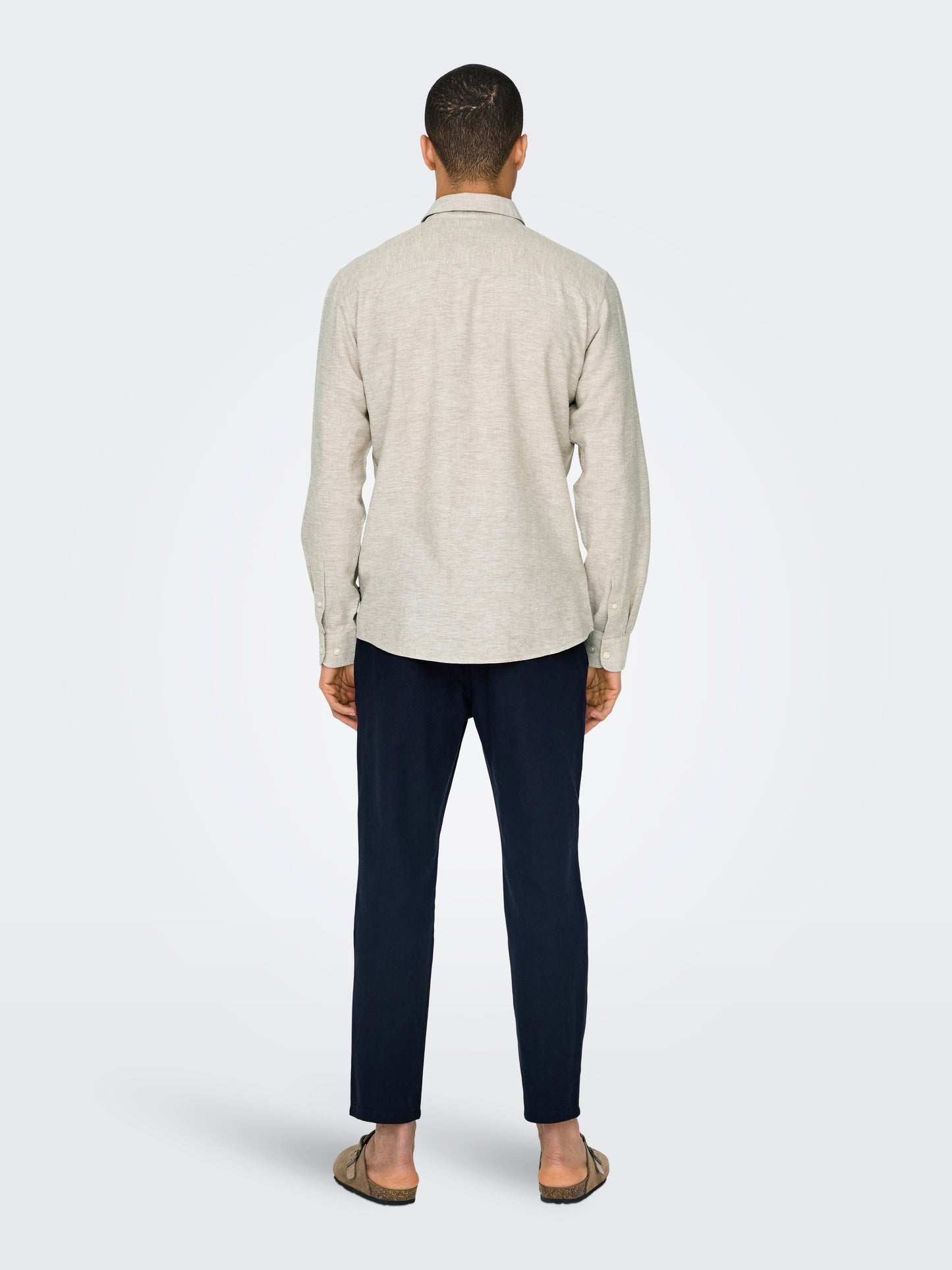 ONLY & SONS Original Men linen mix long sleeve shirt