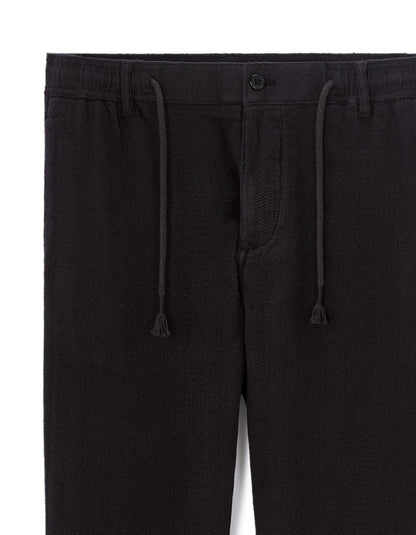 Colin Original Men Linen Pants In Black