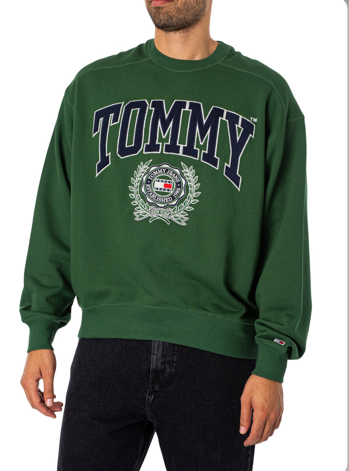 Tommy Hilfiger Original Men Oversized Sweatshirt تلبيسة أوسع مقاس