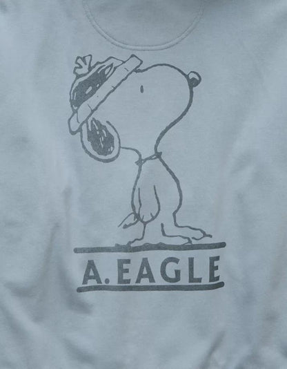 American Eagle Original Men Snoopy Back Graphic Hoodie