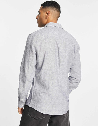 ONLY & SONS Original Men linen mix long sleeve shirt/