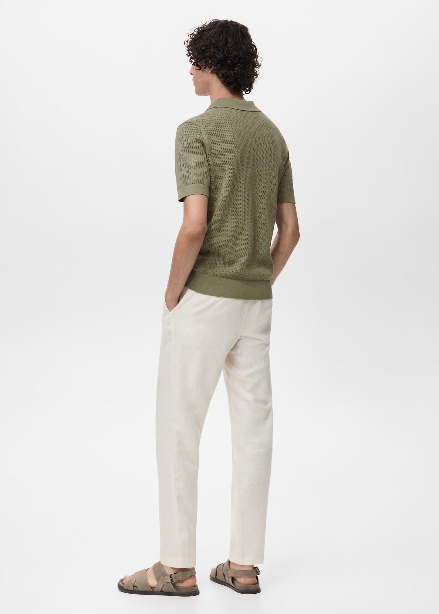 Mango Original Men RIBBED KNIT Polo-SHIRT 17031244