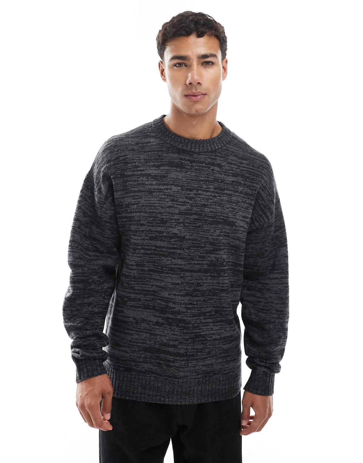 Jack & Jones Original Men fluffy crew neck sweater