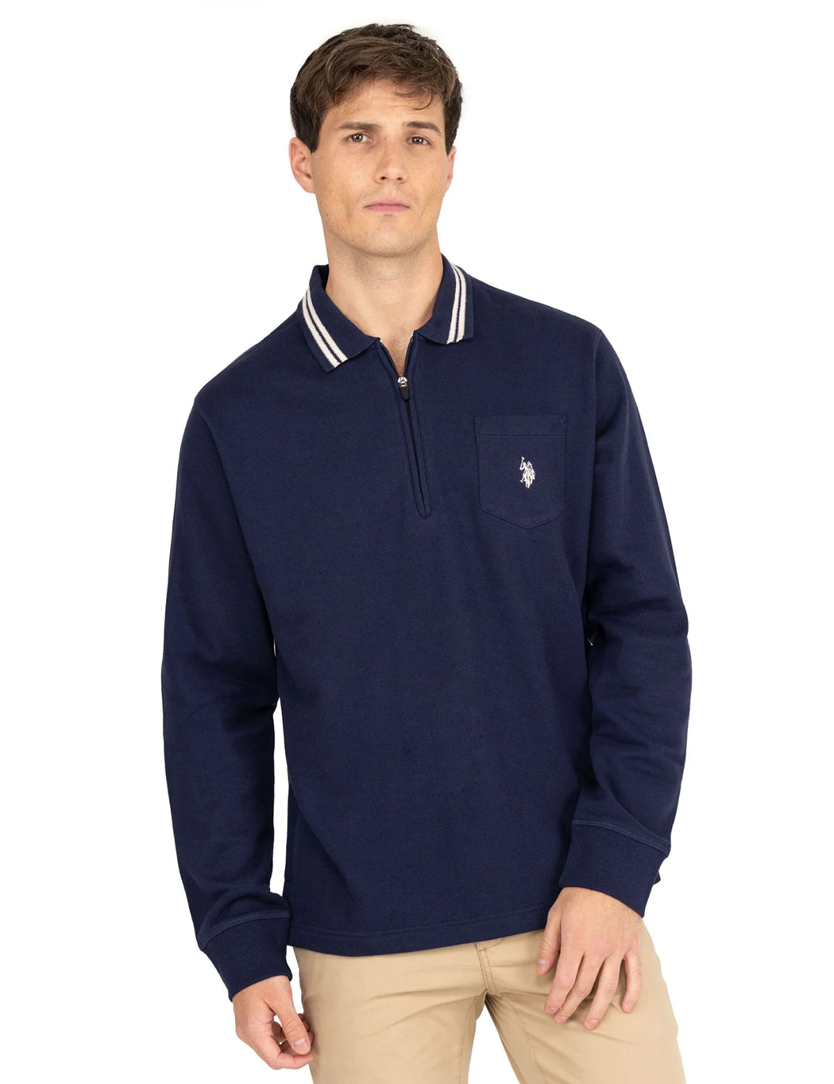 Us polo Assn Original Men quarter zipper