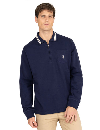 Us polo Assn Original Men quarter zipper