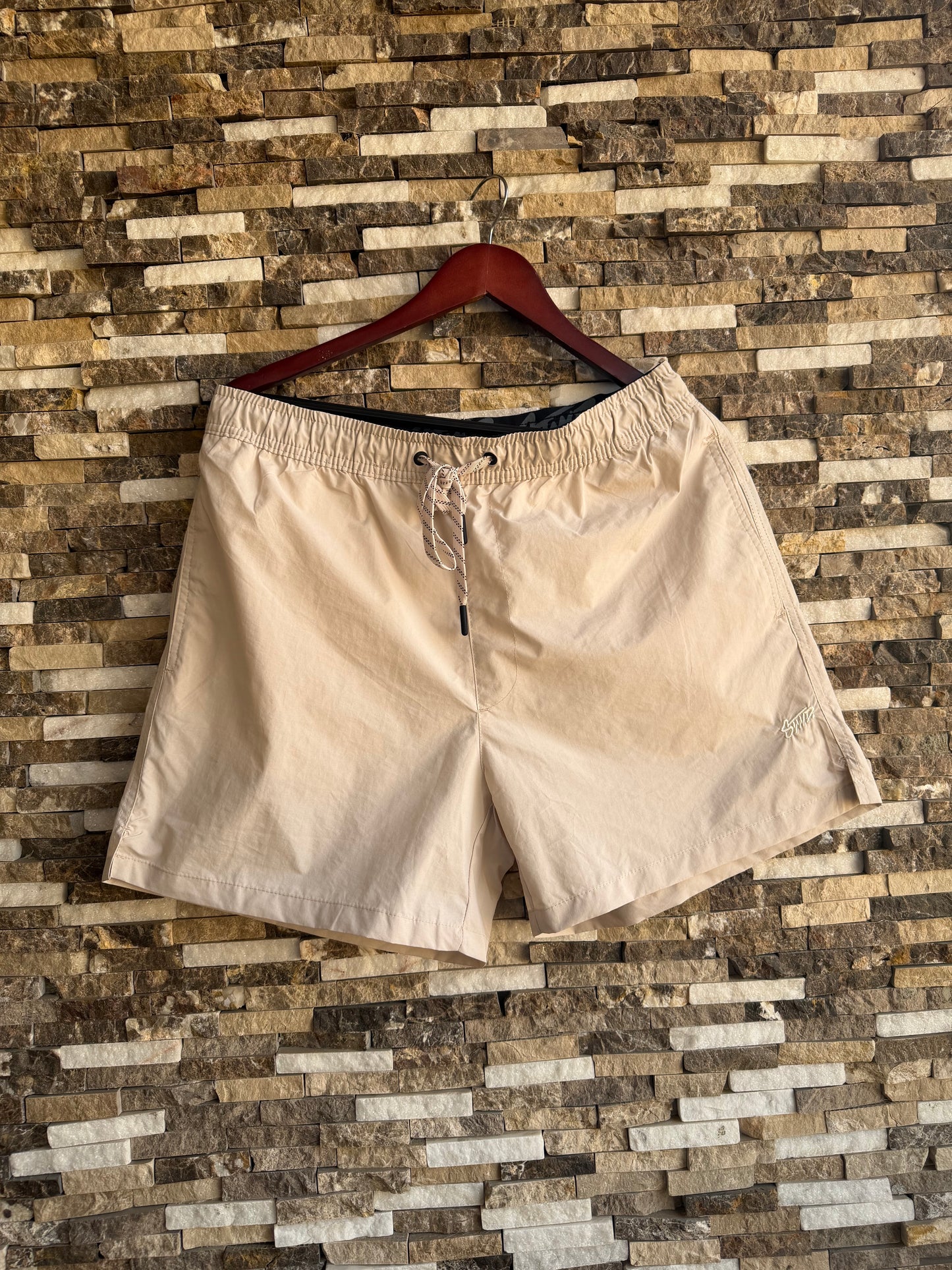 Stwd ( PULL&BEAR) Original Men Swimming Suit In Beige