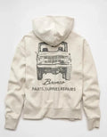 American Eagle Original Men Bronco Graphic Hoodie