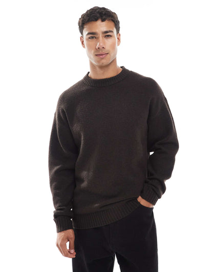 Jack & Jones Original Men fluffy crew neck sweater
