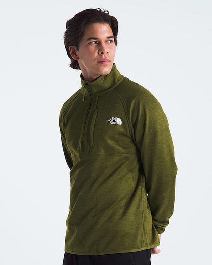 THE NORTH FACE Original CANYONLANDS 1/2 ZIP MENS Dry Fit - Olive