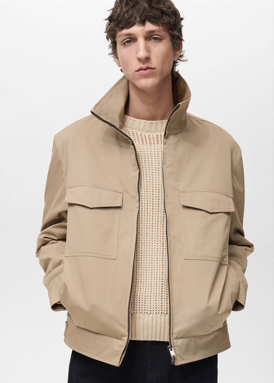 MANGO ORIGINAL MEN RELAXED-FIT JACKET