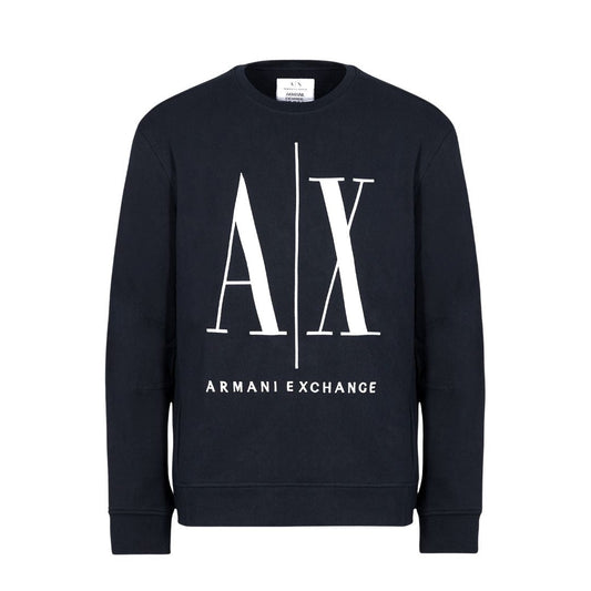 Armani Exchange Original Sweatshirt Unisex - Big Logo - Navy