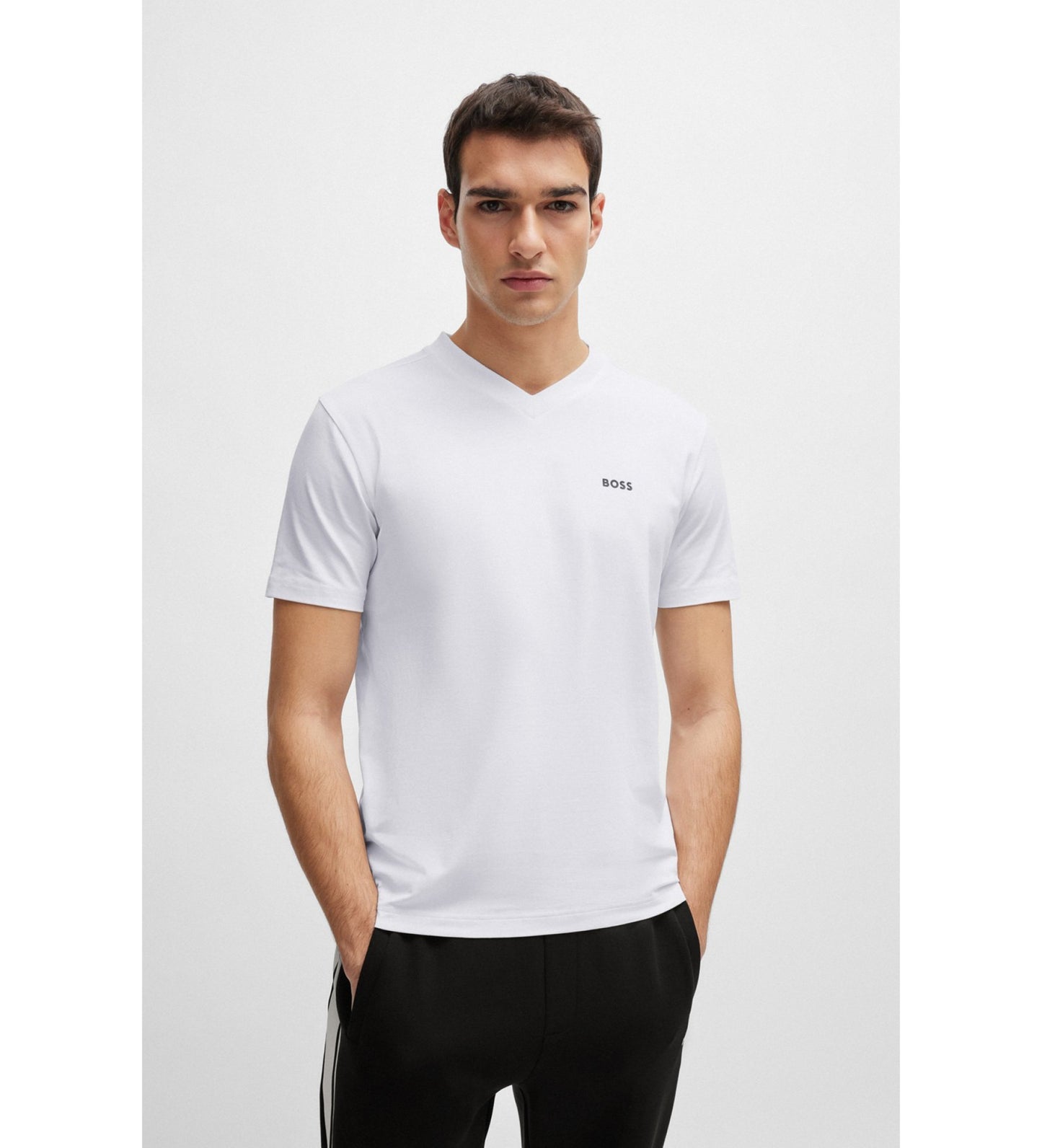 Hugo Boss Original 💯 Men Tshirt V-Neck