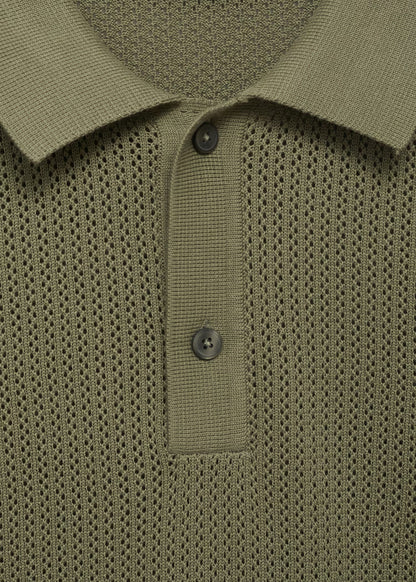 Mango Original Men RIBBED KNIT Polo-SHIRT 17031244