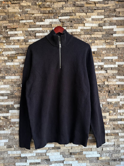 Men quarter zipper in Navy