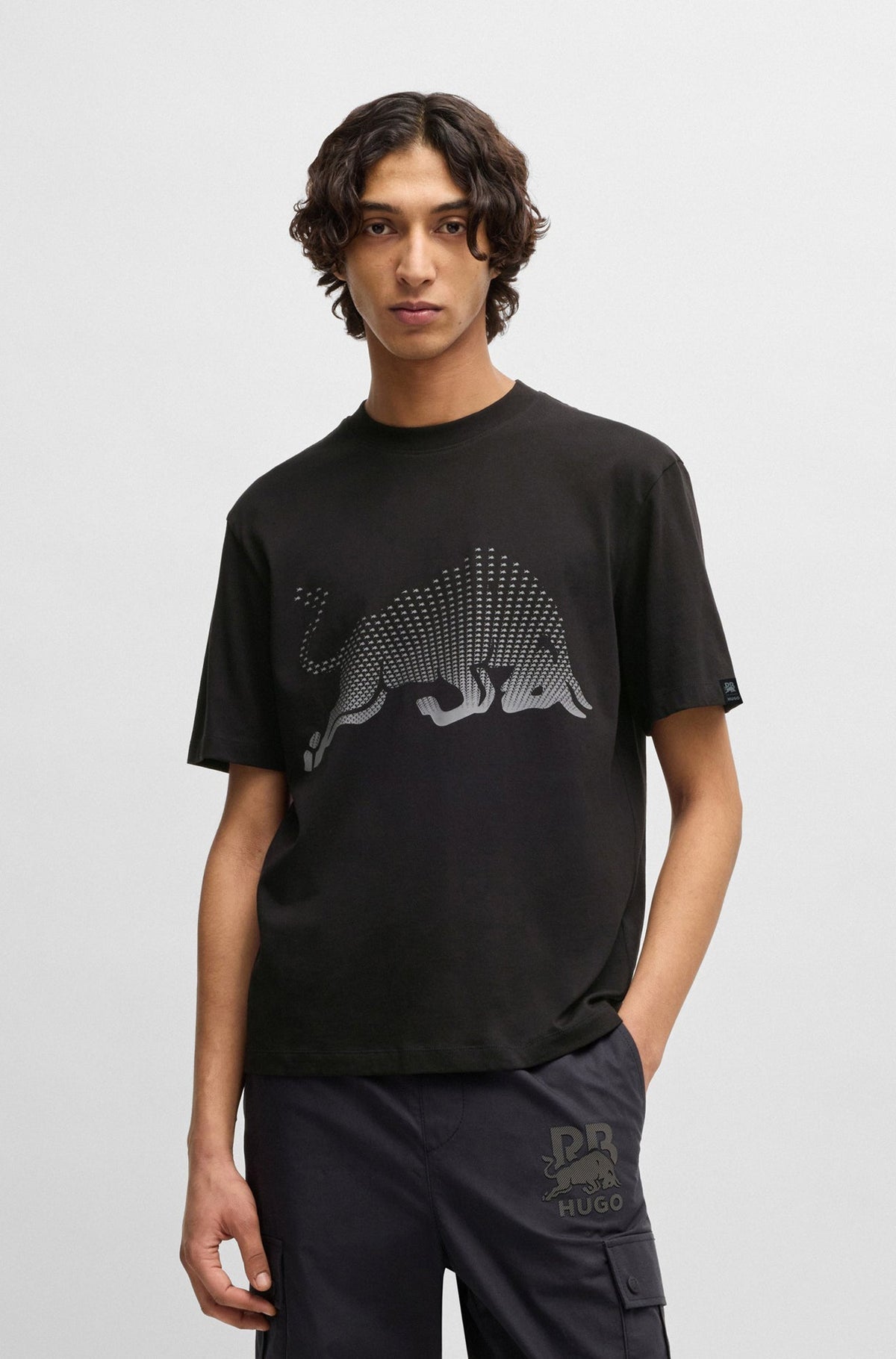 Hugo Boss Original 💯 Men Tshirt oversized RedBull