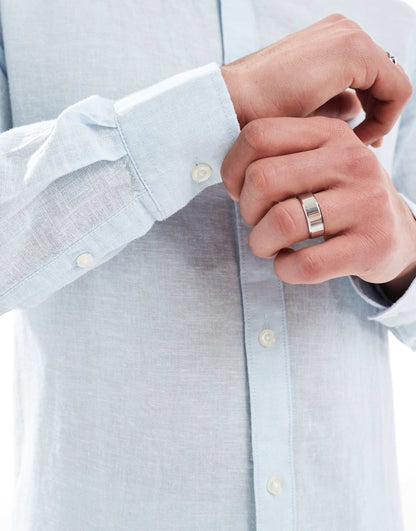ONLY & SONS Original Men linen mix long sleeve shirt