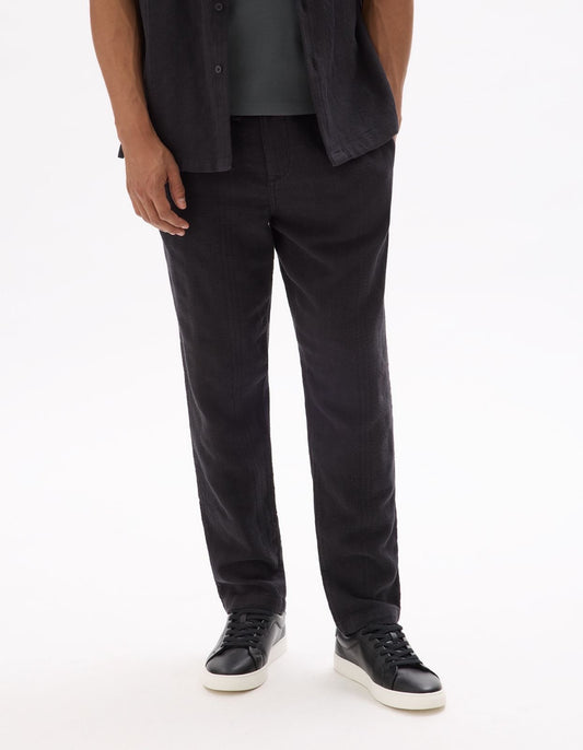 Colin Original Men Linen Pants In Black