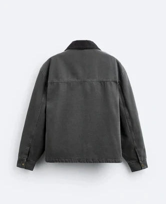 Zara Original Men Jacket in Grey