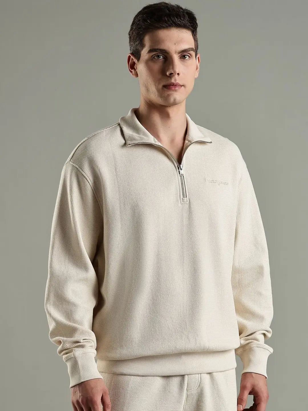 Tommy Jeans Original Men Quarter Zip-Up Sweatshirt