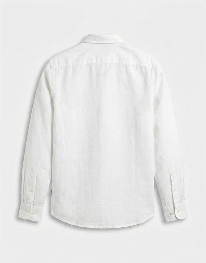 ONLY & SONS Original Men linen mix grandad collar shirt
