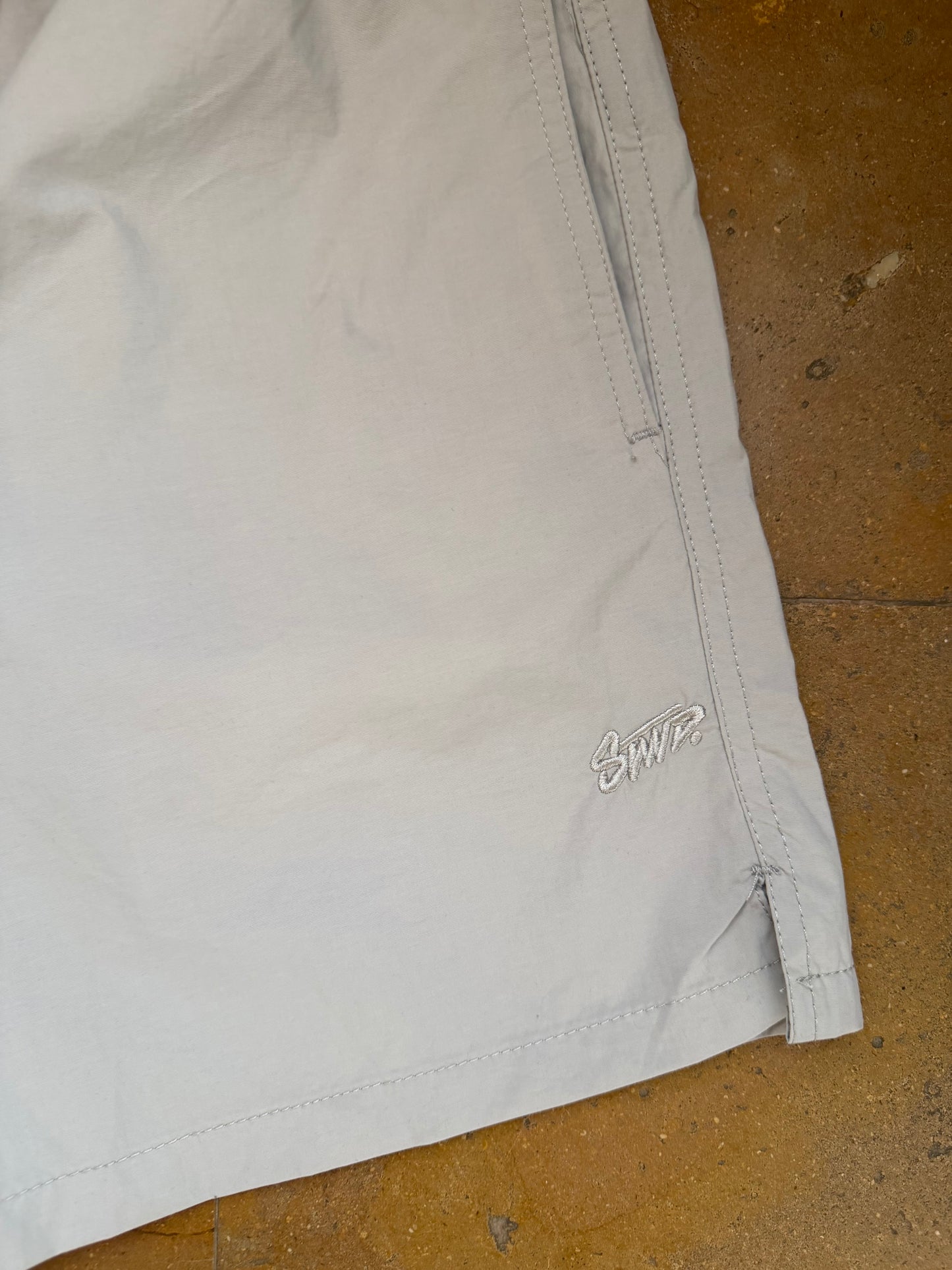 Stwd ( PULL&BEAR) Original Men Swimming Suit In Light Grey