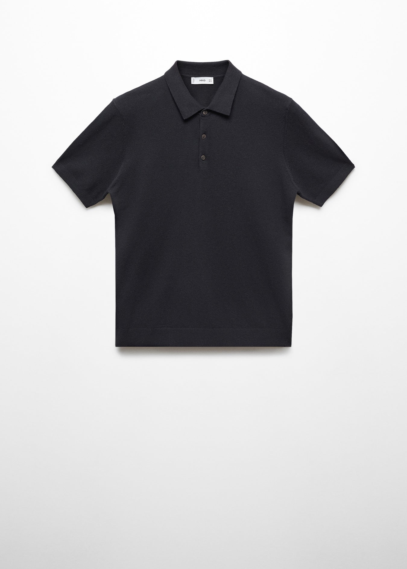 Mango Original Men RIBBED KNIT Polo-SHIRT 67075981