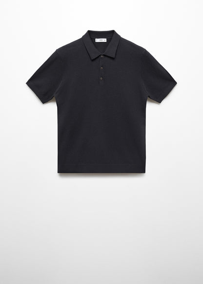 Mango Original Men RIBBED KNIT Polo-SHIRT 67075981