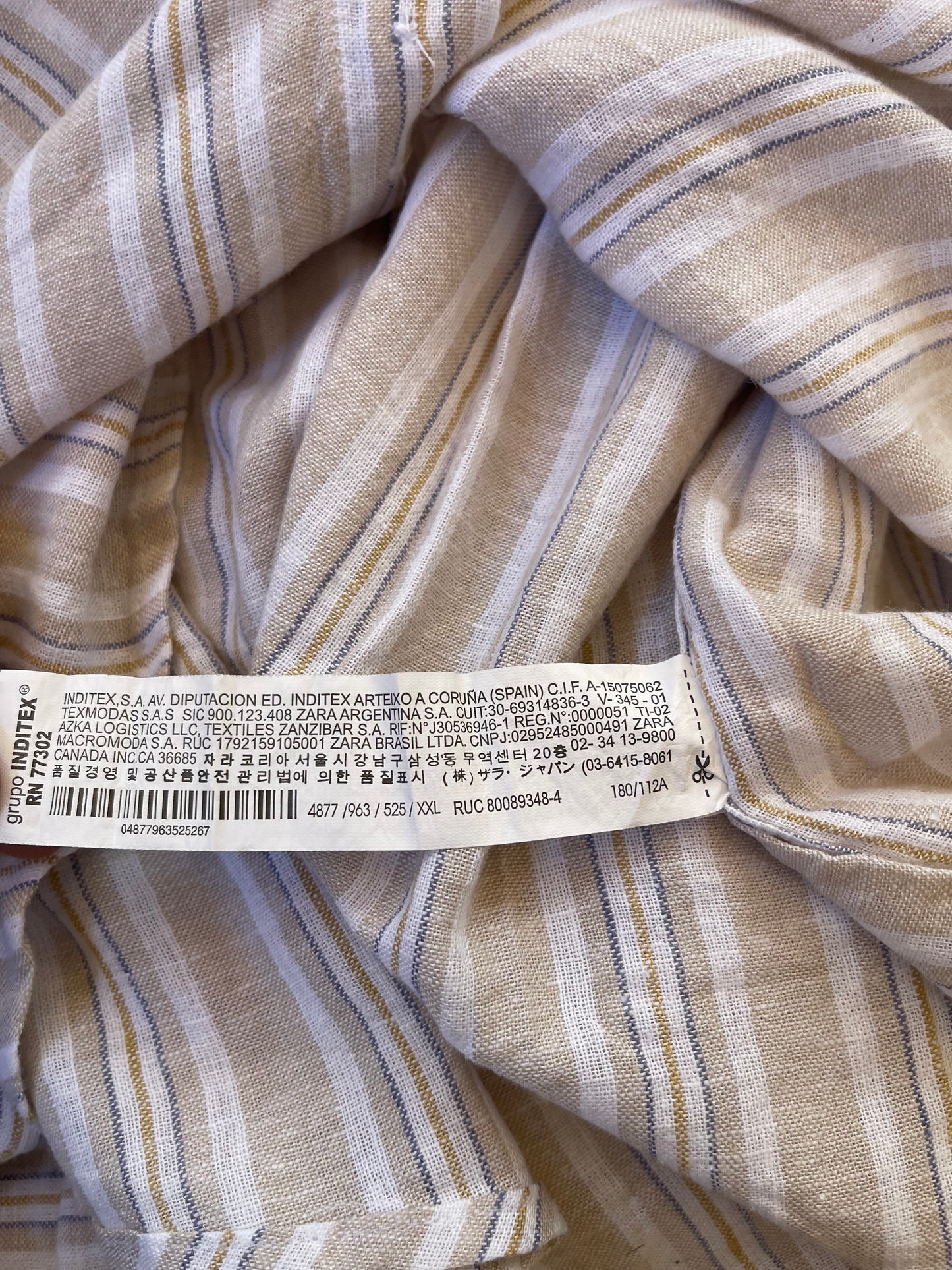 Zara Original Men Linen Shirt