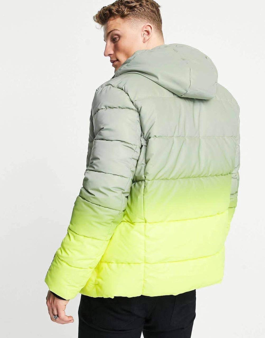 Superdry Original Men ombre sports puffer jacket reflective jacket