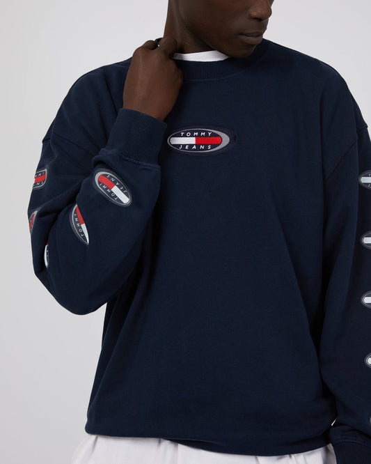 Tommy Hilfiger Original Men Oversized Sweatshirt تلبيسة أوسع مقاس