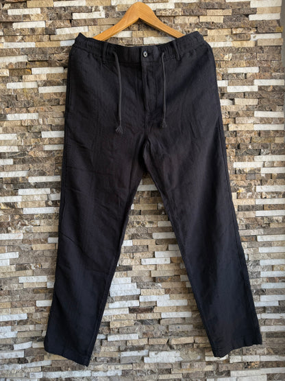 Colin Original Men Linen Pants In Black