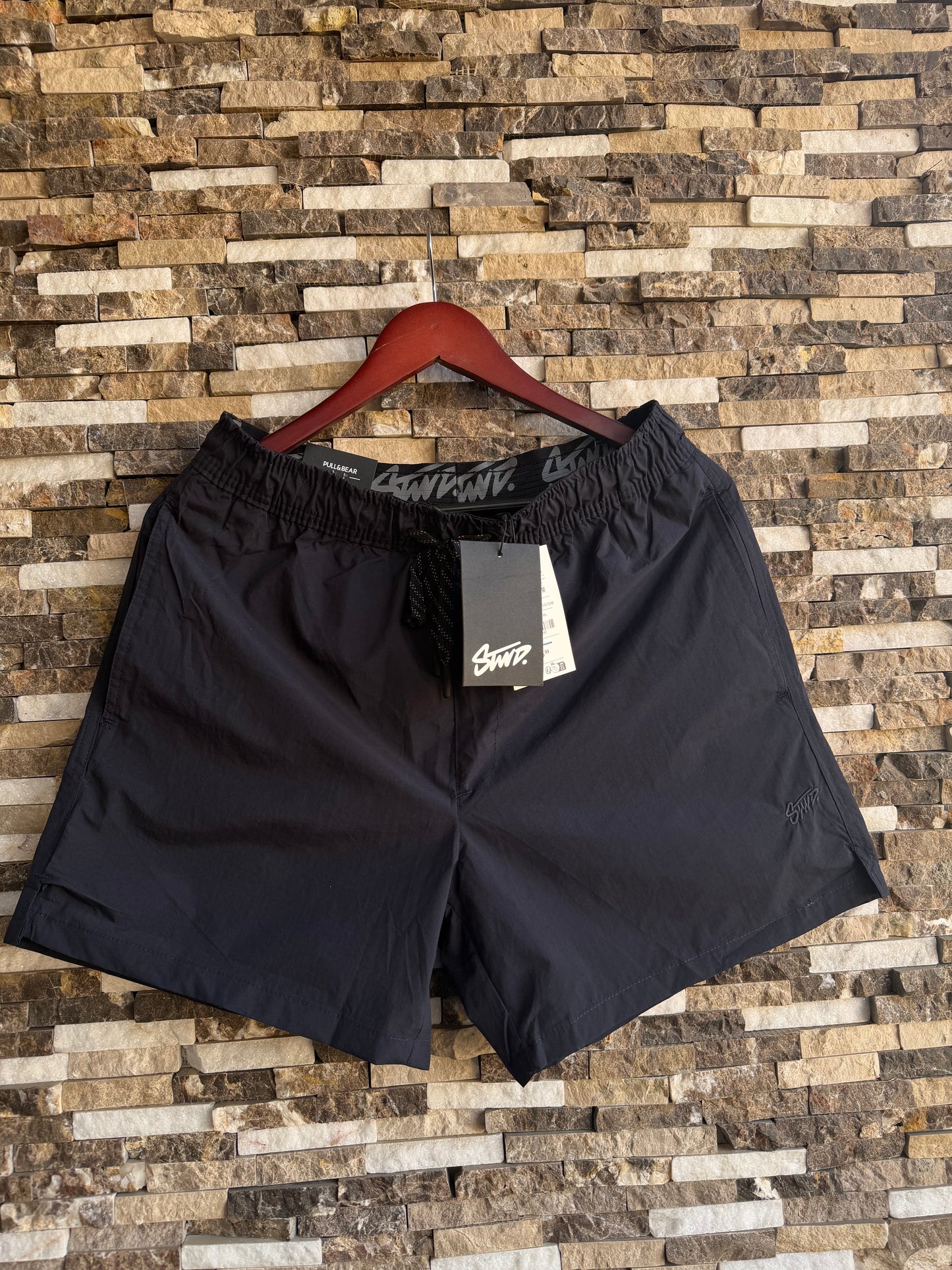 Stwd ( PULL&BEAR) Original Men Swimming Suit In Dark Navy