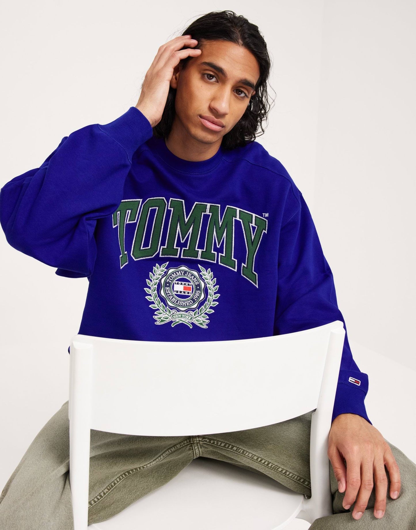 Tommy Hilfiger Original Men Oversized Sweatshirt تلبيسة أوسع مقاس