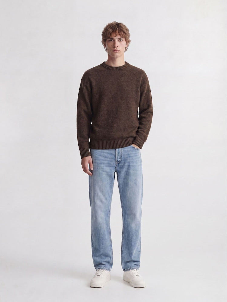 Jack & Jones Original Men fluffy crew neck sweater