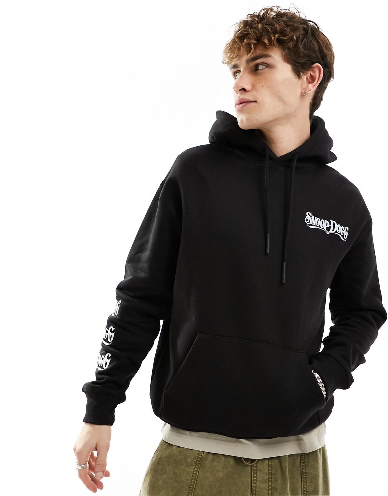 Bershka hoodie men on sale