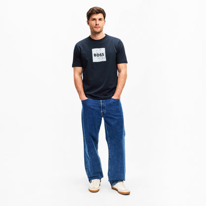 Hugo Boss Original 💯 Men Tshirt  IN DARK NAVY
