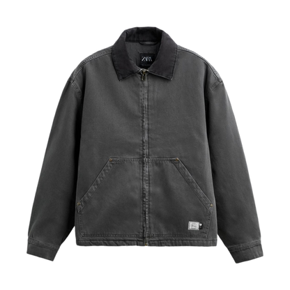 Zara Original Men Jacket in Grey