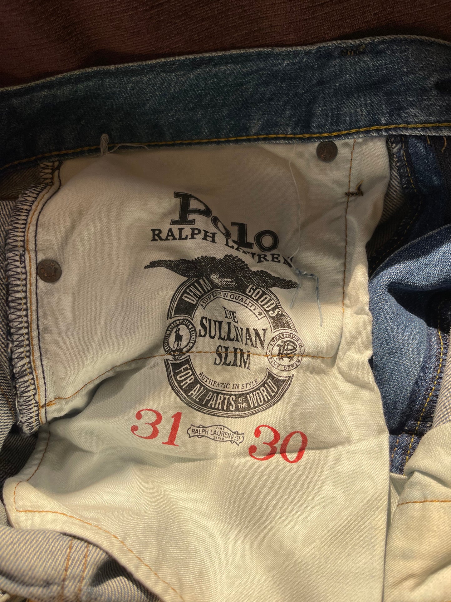 RALPH LAUREN Original Men Jeans SLIM FIT