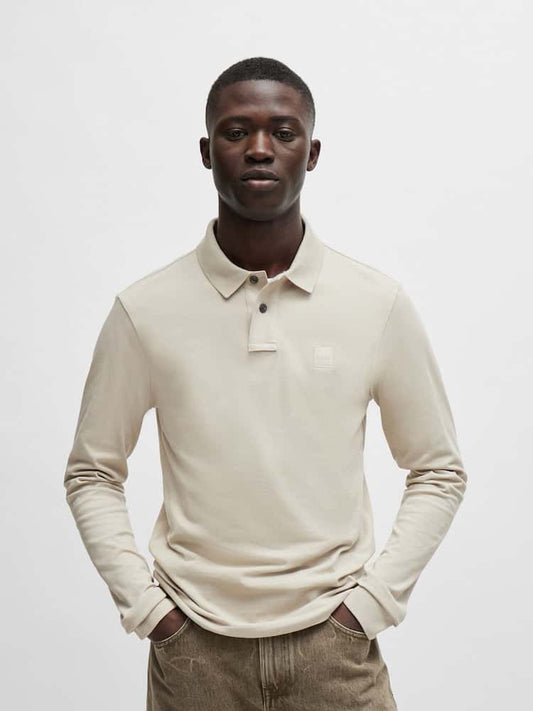 Boss Original Men Long Sleeve Polo shirt