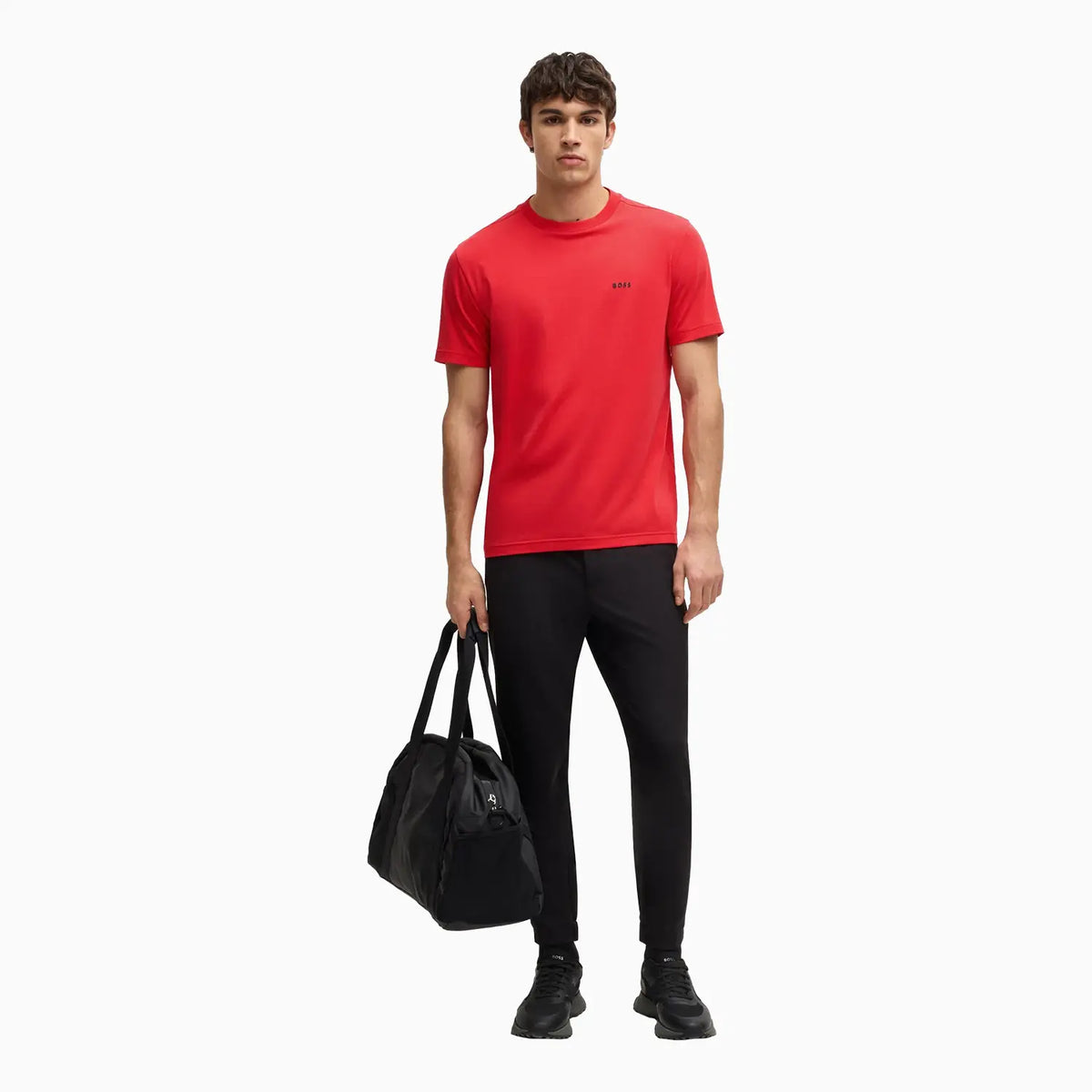Hugo Boss Original 💯 Men Tshirt IN Red