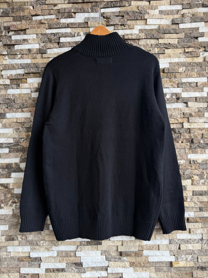 U.S. Polo Assn. Original Men Striped Half-Zip Knit Sweater