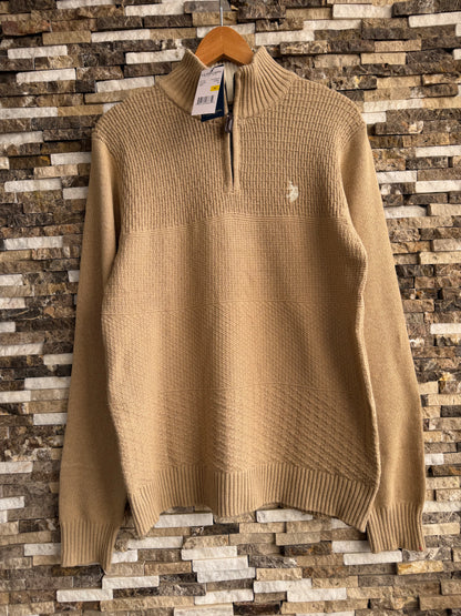 U.S. Polo Assn. Original Men Half-Zip Knit Sweater
