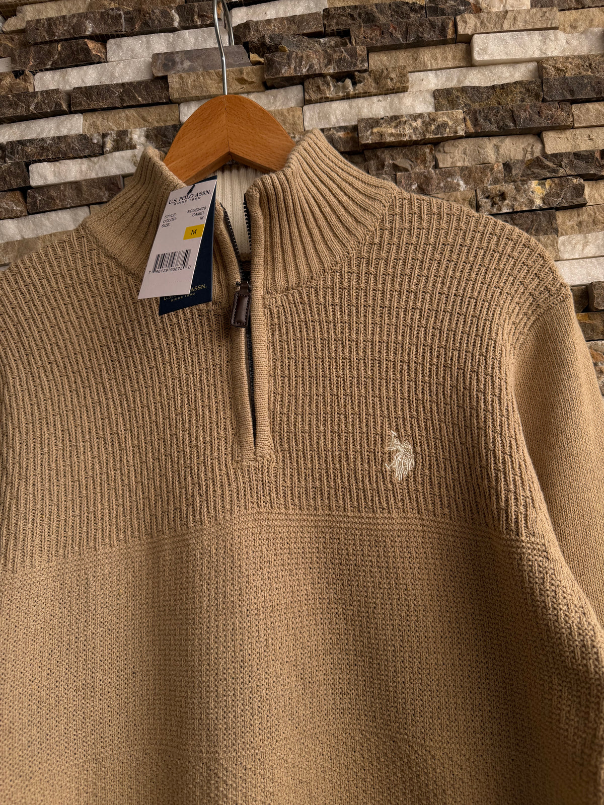 U.S. Polo Assn. Original Men Half-Zip Knit Sweater