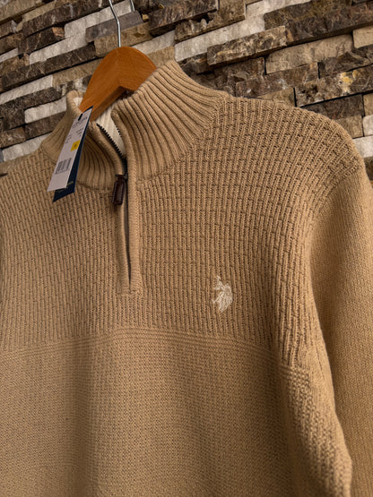 U.S. Polo Assn. Original Men Half-Zip Knit Sweater