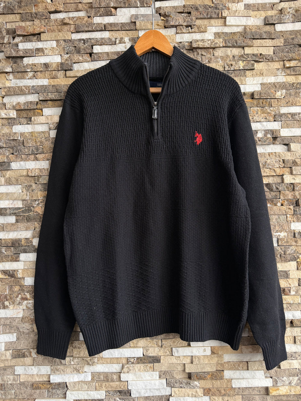 U.S. Polo Assn. Original Men Half-Zip Knit Sweater