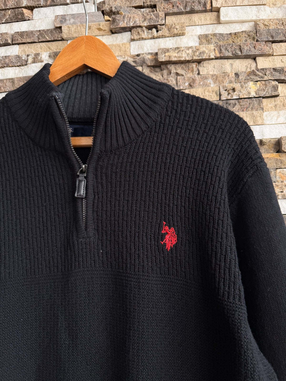 U.S. Polo Assn. Original Men Half-Zip Knit Sweater